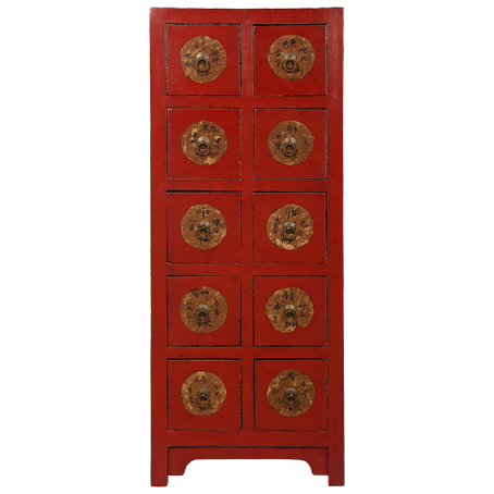 CA10D1 Chinese Antique Double Drawer Unit
