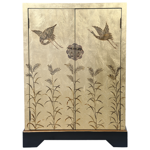 CLShG1 - Chinese Lacquer Gold Cabinet 