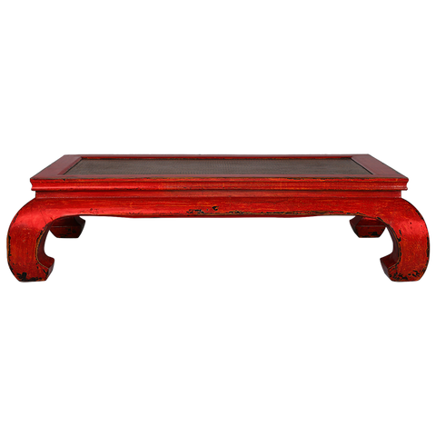 KKTR1 Korean Red Distressed Coffee table