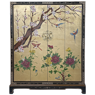 CLSh1 - Chinese Lacquer Shoe Cabinet