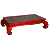 KKTR1 Korean Red Distressed Coffee table