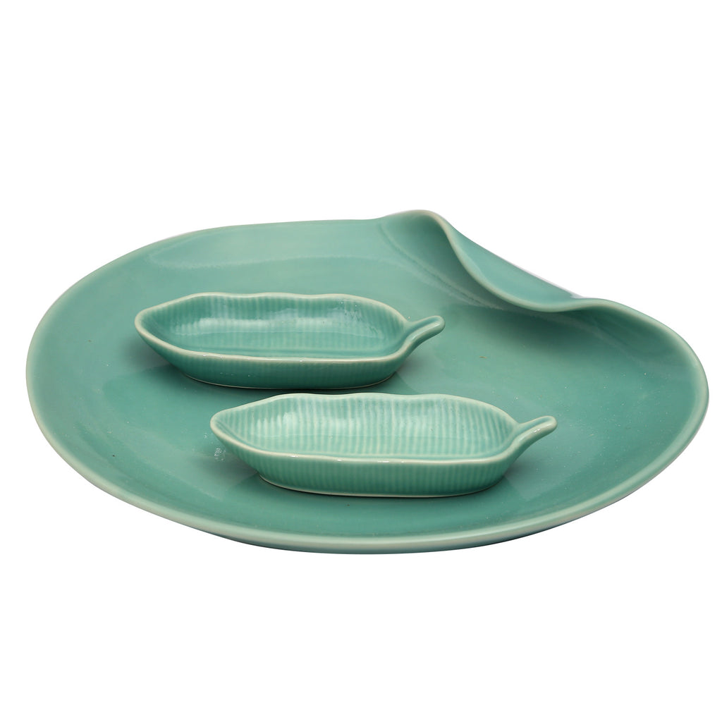 IPCLPL Ceramic Curved Platter